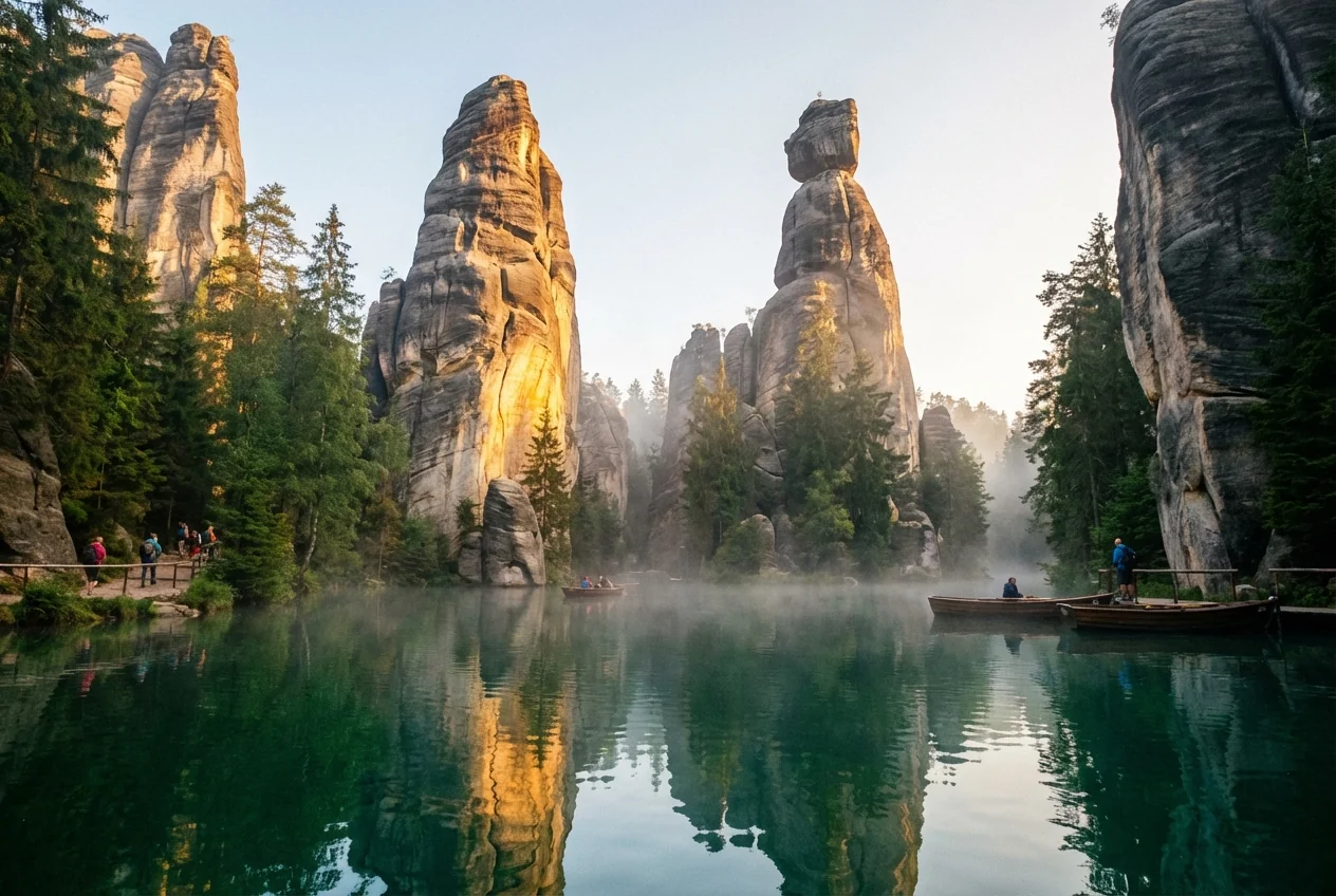 Adršpach a Teplické skály: Kompletní průvodce skalním městem