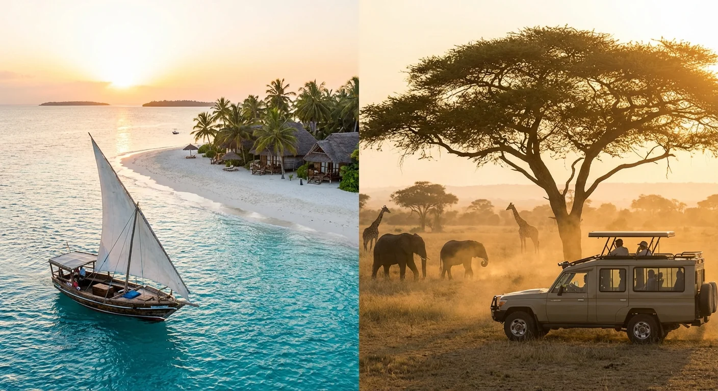 Dovolená Zanzibar a safari v Tanzanii: Kompletní průvodce