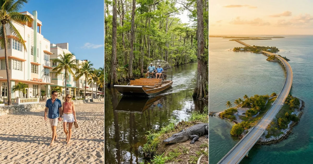 Florida: Slunečné Miami, aligátoři v Everglades a Keys - Florida zajímavosti