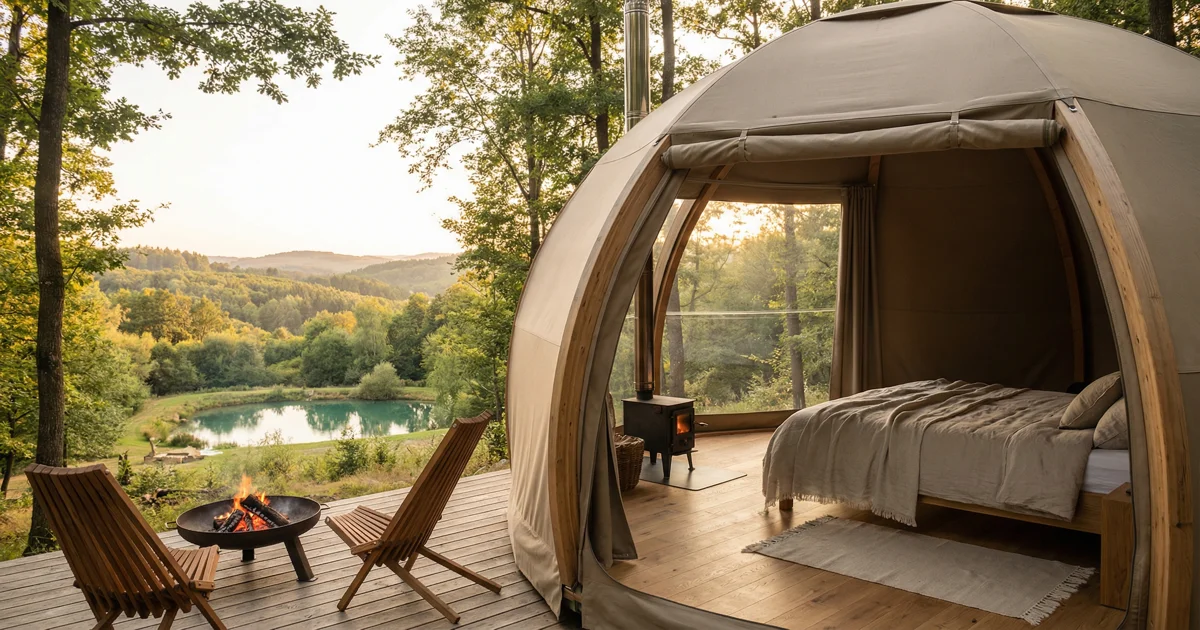 Nejlepší glamping v Česku: 10 tipů na luxusní únik do přírody - glamping v Česku