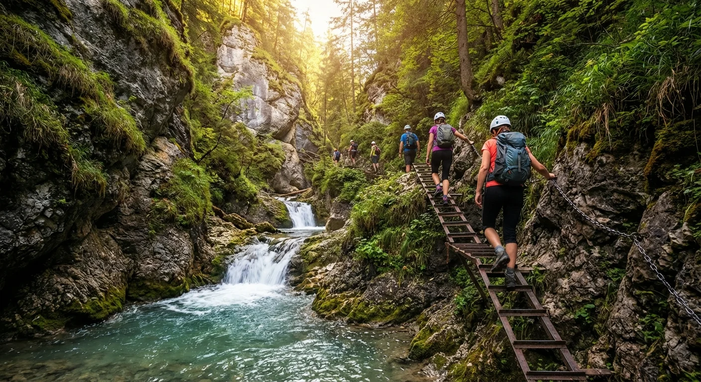 Slovenský ráj: Adrenalinová turistika po žebřících