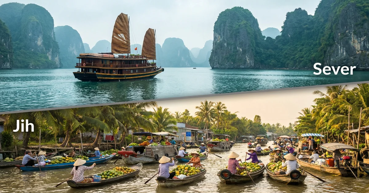 Vietnam: Sever, nebo jih? Velké srovnání pro cestovatele - Vietnam sever vs jih