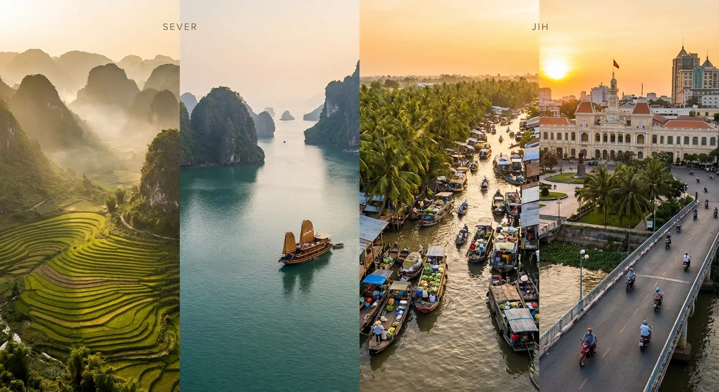 Vietnam: Sever, nebo jih? Velké srovnání pro cestovatele