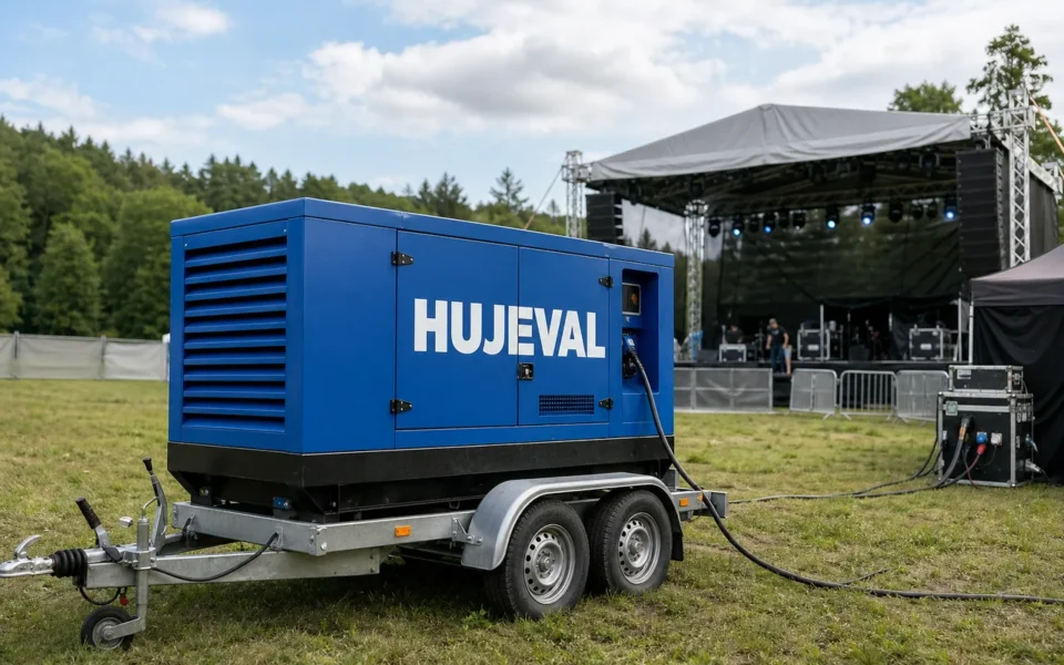 Festival v přírodě: kompletní průvodce nezávislého napájení stage i food courtu — mobilní elektrocentrála Valeon