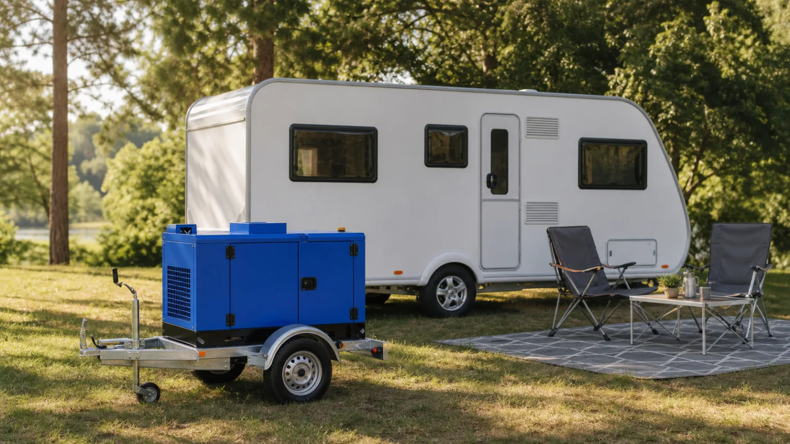 Karavan a kemp bez elektriky: kdy stačí powerstanice a kdy půjčit centrálu – mobilní elektrocentrála Valeon