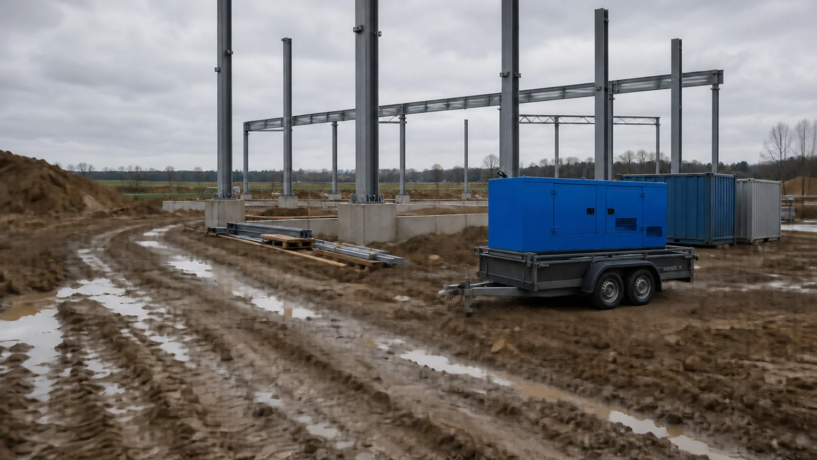 Poutní slavnost a stánky pod kopcem: proud tam, kam nevede kabel – mobilní elektrocentrála Valeon